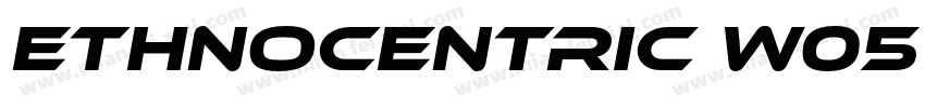 Ethnocentric W05 Regular字体转换